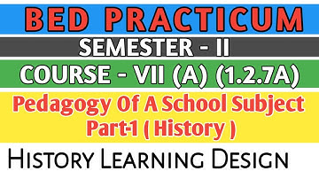 B.E.D Practicum।Semester - II । Course-VII(A)(1.2.7A)Pedagogy Of A School Subject Part-1।Shakti Sir।