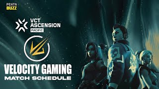 VCT: Ascension Pacific 2025 Format & Velocity Gaming's match Schedule | #valorantesports