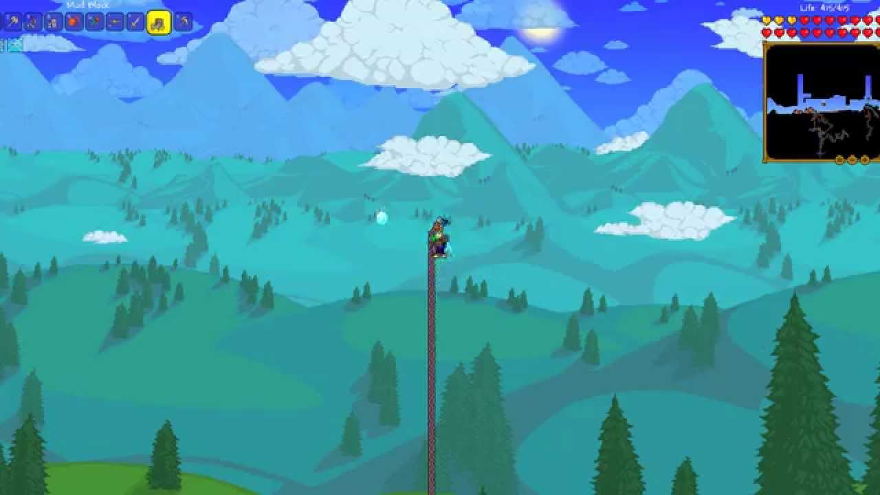 Terraria How to find a Sky Island YouTube