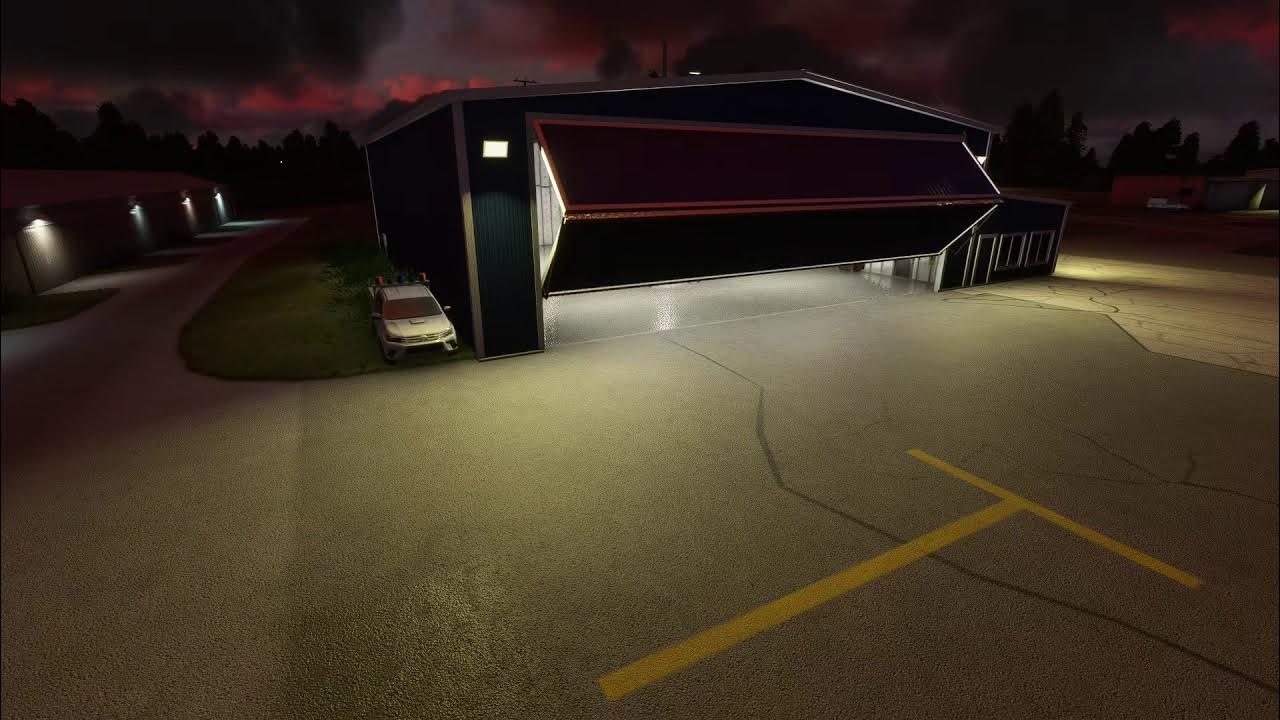 Operational Hanger Door MSFS 2020 *** FREE DOWNLOAD LINK IN DESCRIPTION