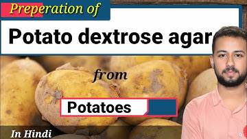 PDA preparation from Potatoes | potato dextrose agar preparation | culture media microbiology