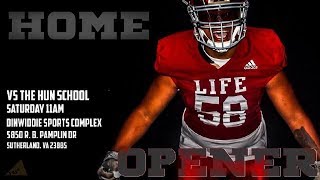 2019 VHSL HUN SCHOOL RAIDERS (2-0) vs LIFE CHRISTIAN ACADEMY EAGLES (1-2)