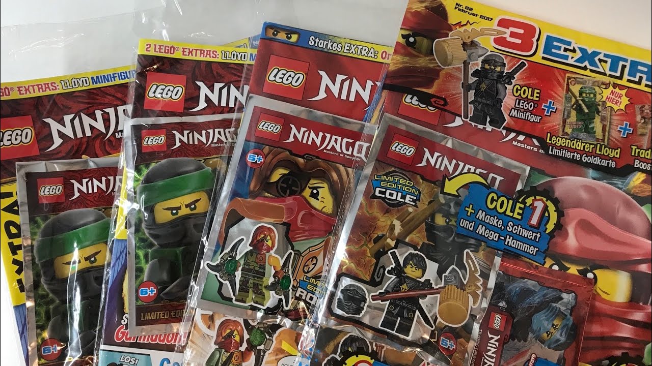 Magazin Nr LEGO Ninjago Legacy 1 mit Garmadon und Limitierte Karte