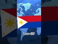 Philippines (flipped) VS World😈 #country #viral #comparison #philippines #warflag #video #shorts