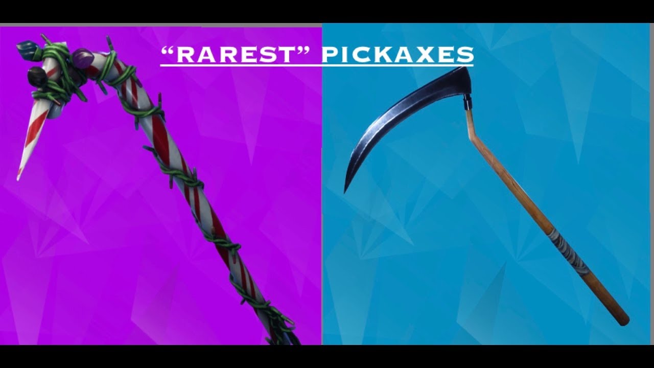 Top 10 “RARE” Fortnite Pickaxes!