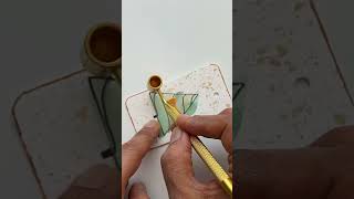 Transform Abstract Christmas Tree Mini Art Into Stunning Gift Tags | Easy DIY Holiday Craft