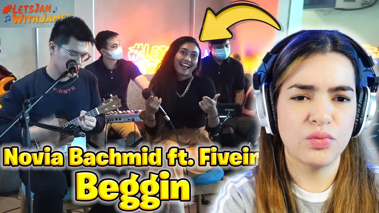Novia Bachmid ft. Fivein - Beggin' (KERONCONG) | Video Reaction