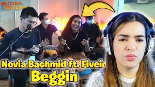 Novia Bachmid ft. Fivein - Beggin' (KERONCONG) | Video Reaction