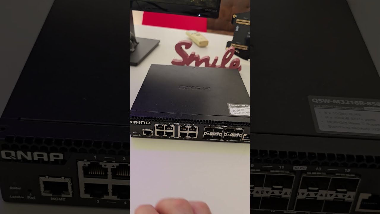 QNAP Dos Swtich Para Negra QSW IM3216 8S8T Y M7308R 4X
