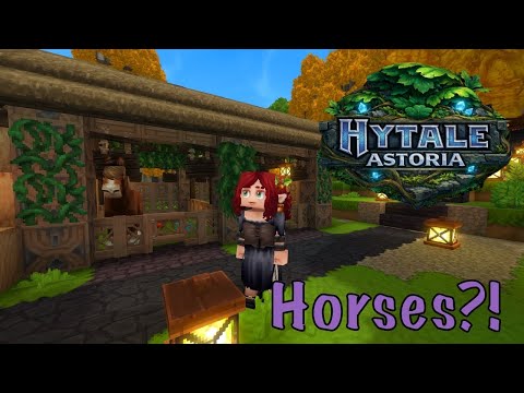 Hytale Astoria I We Have a Horse Stable!