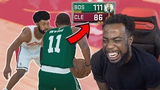 KYRIE IRVING DOMINATES LEBRON JAMES! 1st NBA Game Cavs Vs Celtics Opener NBA 2k18 MyCareer Ep3