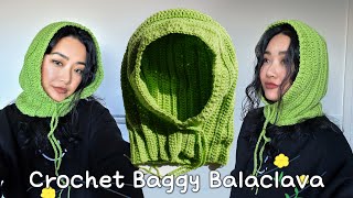 Easy Crochet Baggy Balaclava / Scoodie