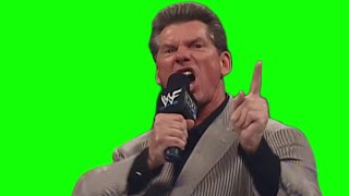 Vince McMahon 'life sucks and then you die' green screen