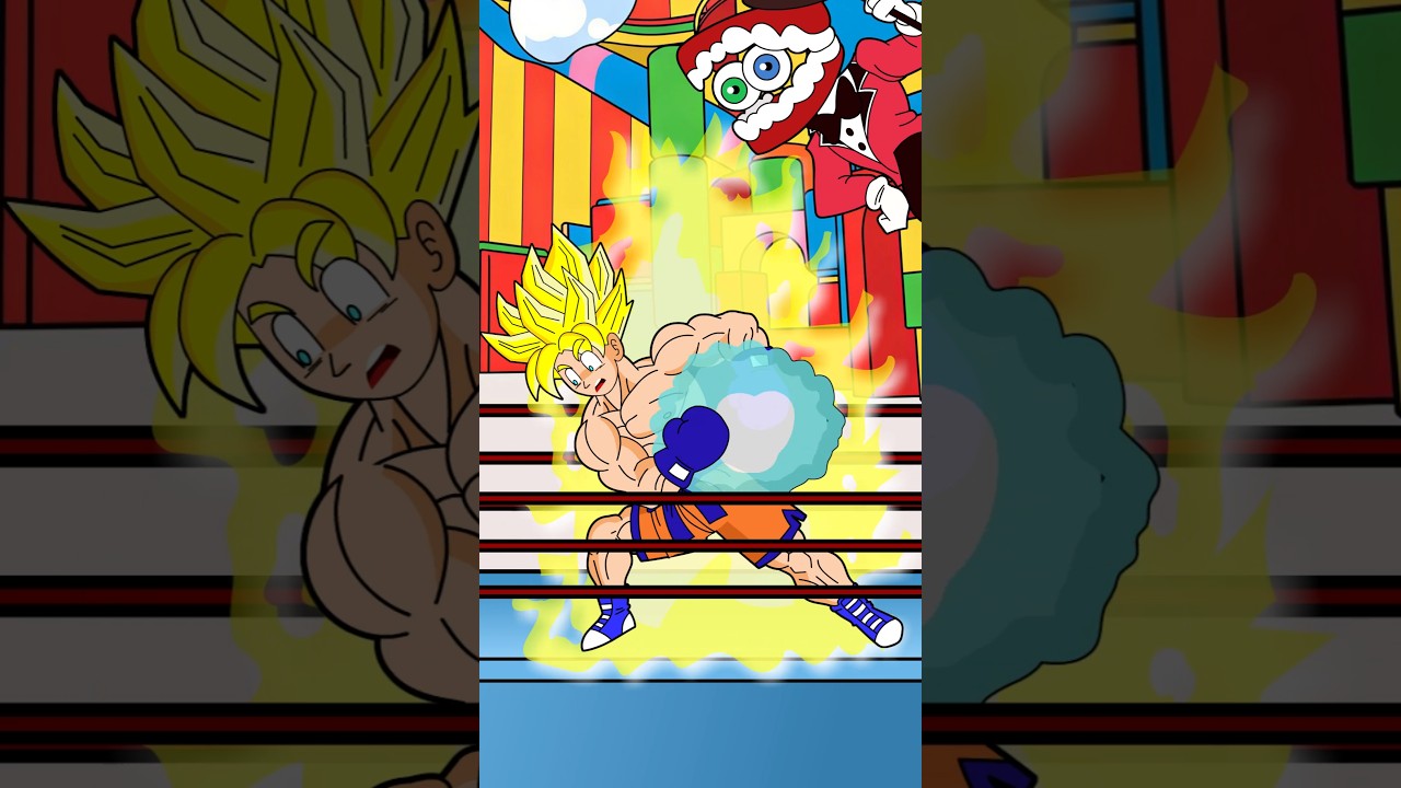 GOKU evoluciona en CIRCUS DIGITAL 🤣 #casimochotv  #comedia