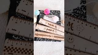 Back to school personalized engraved rulers #diy #backtoschool #glowforge