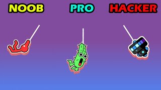 NOOB vs PRO vs HACKER - Stickman Hook screenshot 5