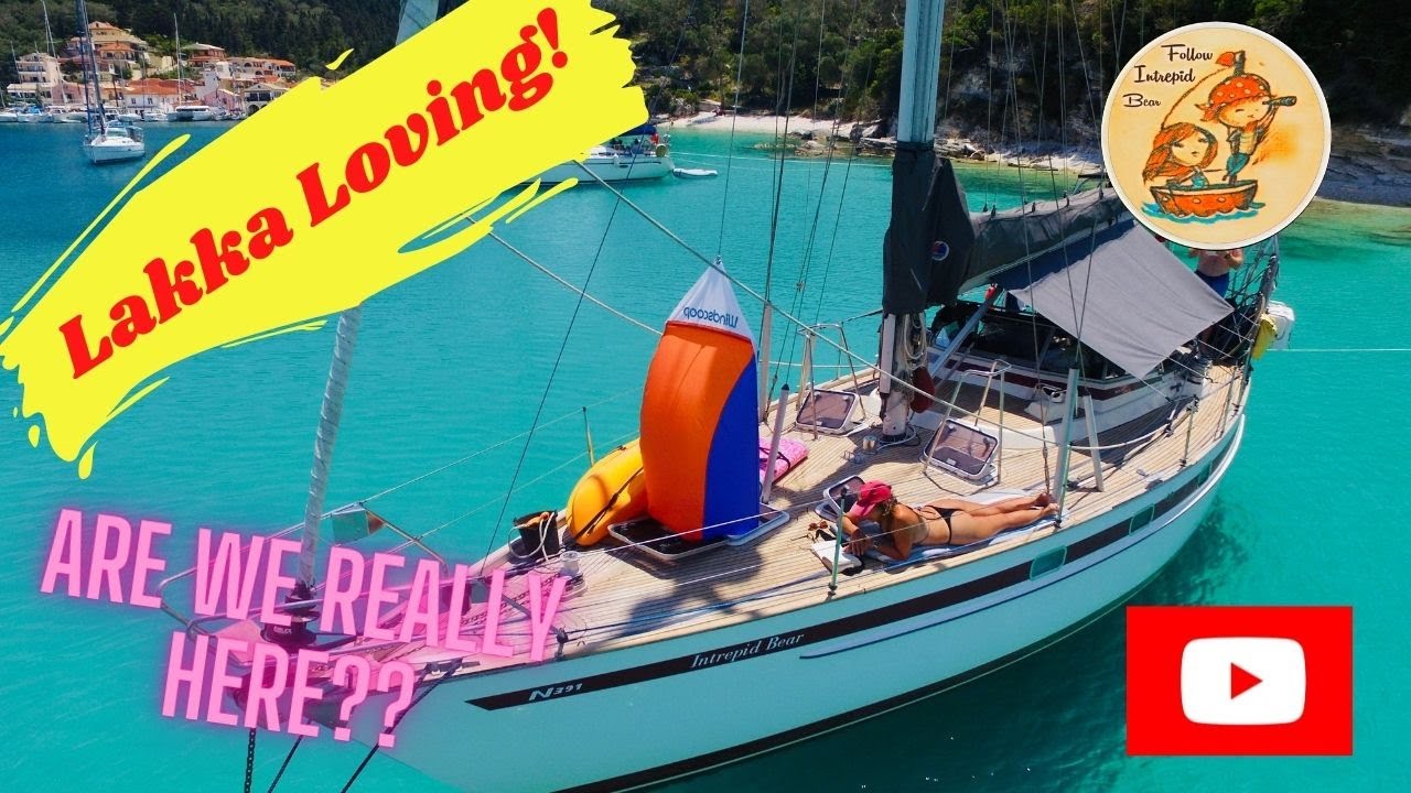 ⁣Life living aboard a sailboat in Greece - Lakka in the Ionian Sea #30