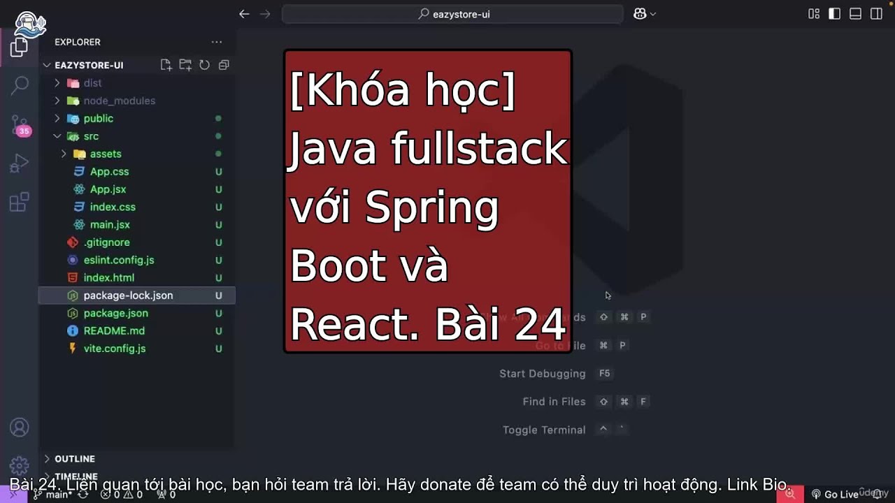 Bài 24: Java Fullstack với Spring Boot và React - YouTube