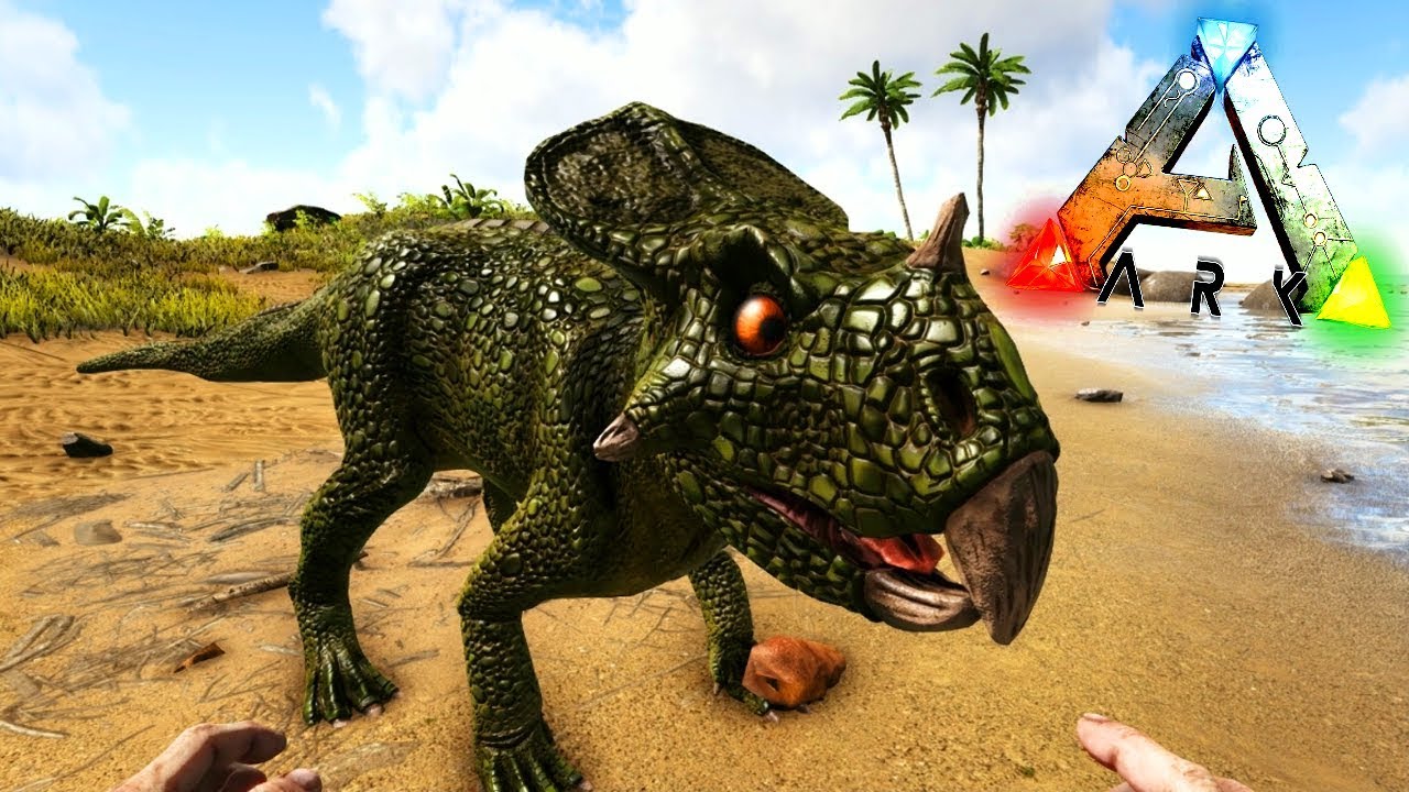 ARK NUEVO DINO PROTOCERATOPS MOD Ark Survival Evolved YouTube