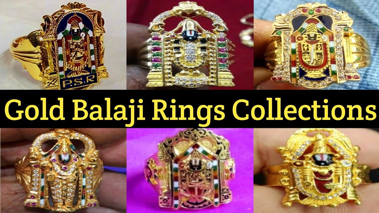 Lord Balaji Rings | Lord balaji, Gold jewelry, Gold