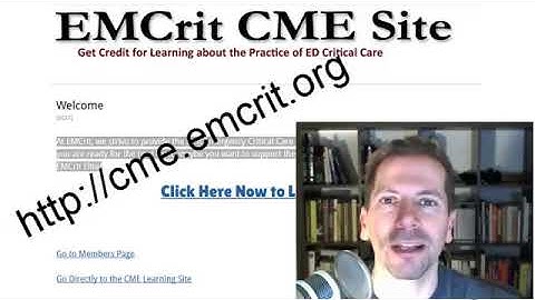 The New EMCrit CME Site