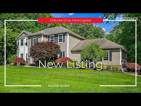 10 BURKE DRIVE, Farmingdale, NJ home video tour