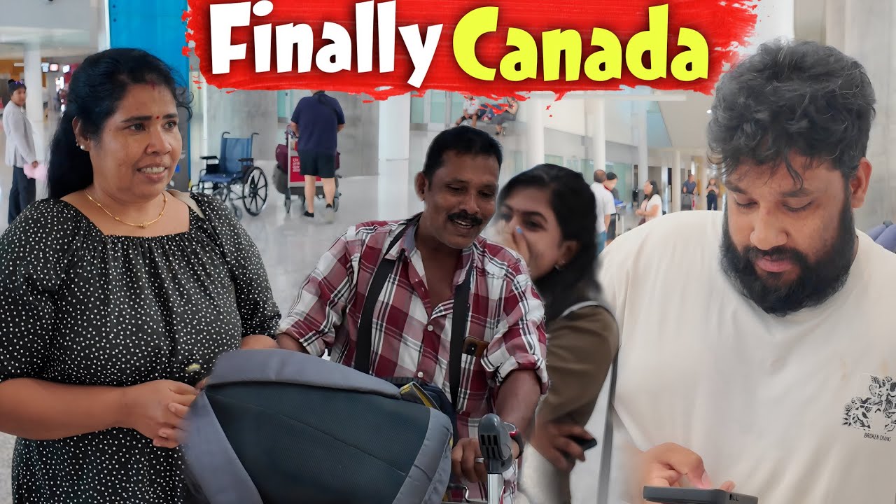 அப்பா ஒரு மாரி கனடா வந்துவிட்டார் 🛬🇨🇦 | Air India Filght-oooo - Atputham 