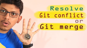 How to resolve git conflict or git merge issue using Intellij