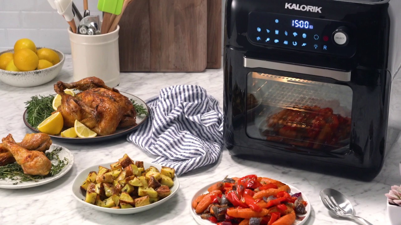 Kalorik 12.6 qt. Digital Air Fryer Oven - Stainless Steel/Black