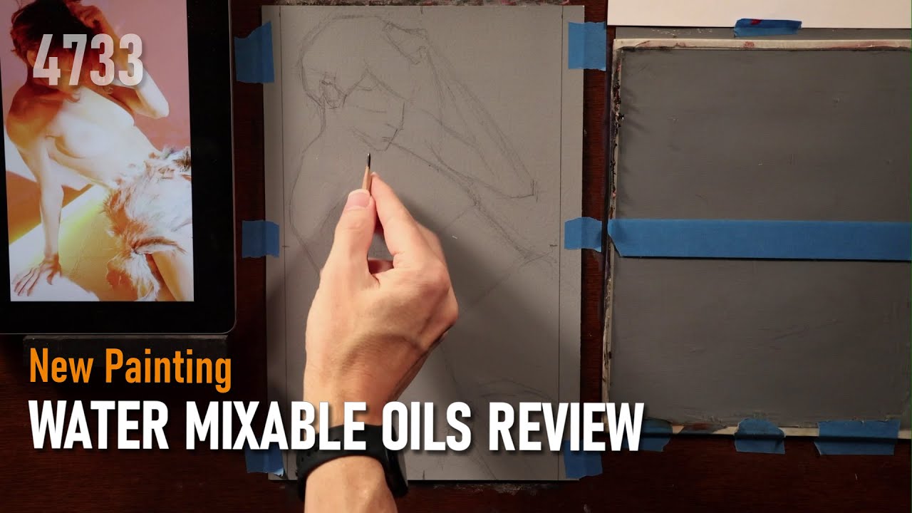 Обзор новой водорастворимой масляной краски для живописи - 4733