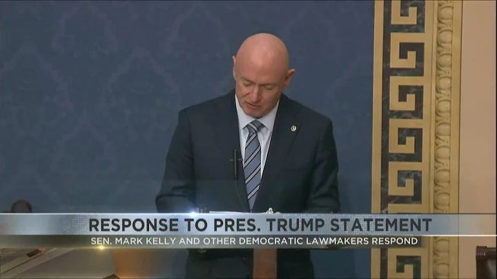 Sen. Mark Kelly and other Democratic lawmakers respond to President Trump's call for arrest