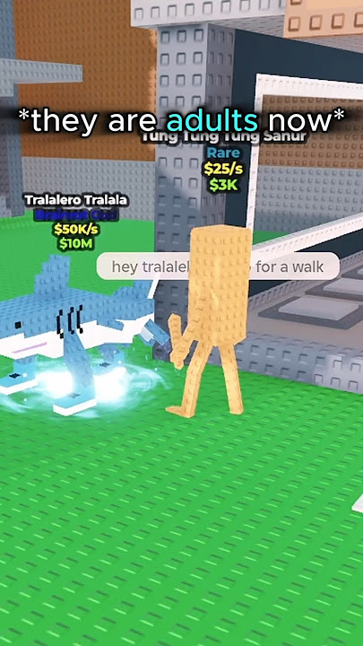 TUNG TUNG TUNG SAHUR SAD STORY😭💔 #stealabrainrot #roblox