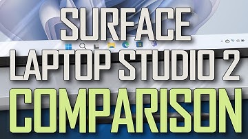 Surface Laptop Studio 2 Comparison