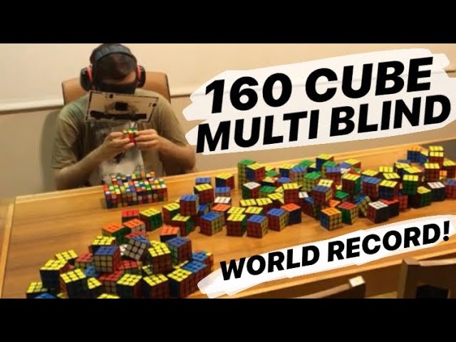 Newtownabbey man solves Rubik's Cube blindfolded to record fastest time for  Ulster competitor