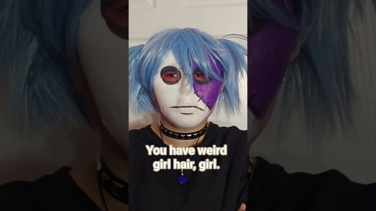 how it felt meeting Travis #cosplay#sallyface#sallyfacecosplay#salfisher#cosplay#videogamecosplay