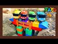 Jembatan Lego Jatuh! l Tayo Kendaraan Berat Skuad 4 l Tayo bus kecil