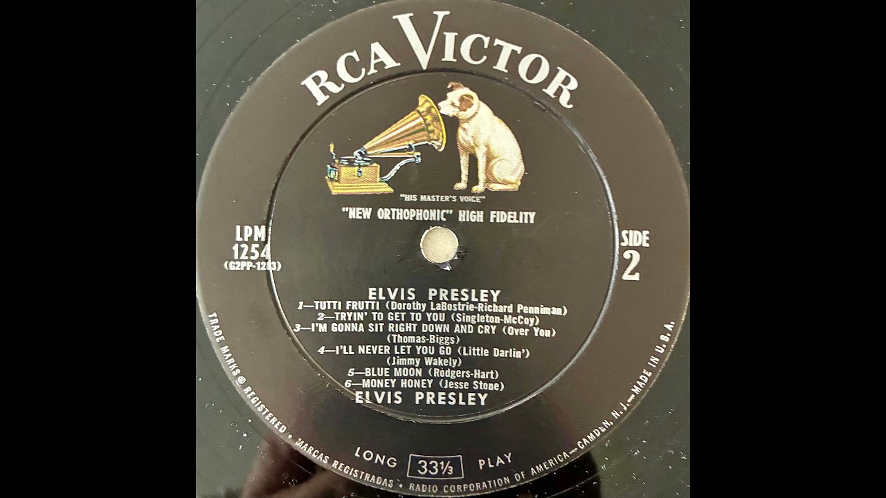 Elvis Presley / RCA Victor LPM 1254 B - YouTube