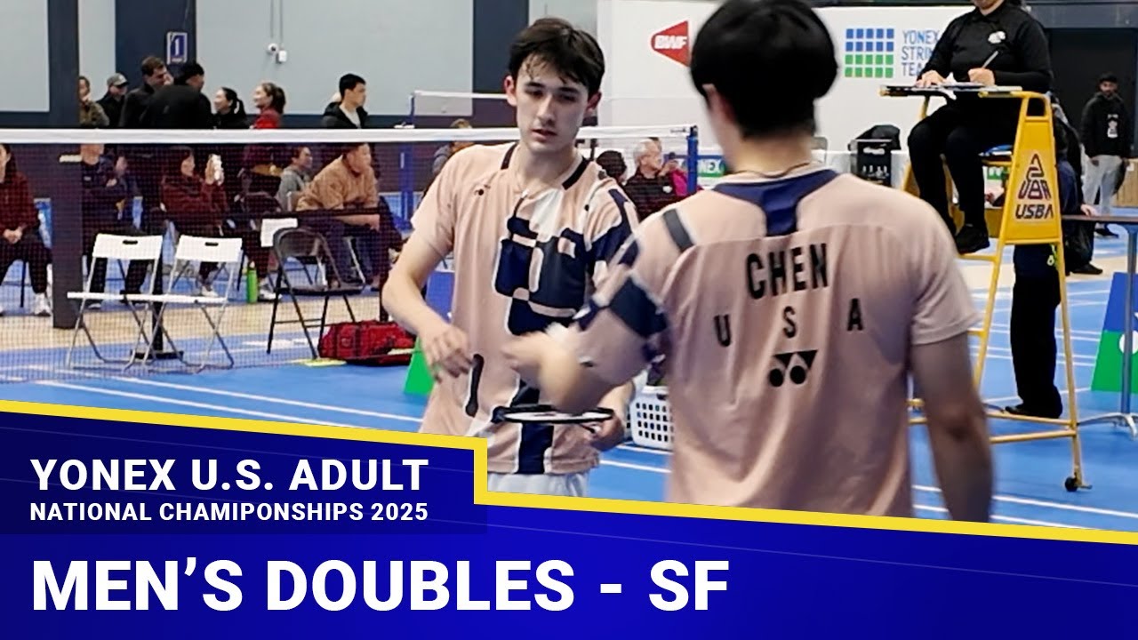 Yonex US National Championships | MD | SF | Jay Chun/Jacob Zhang vs Hermes Chen/Presley Smith