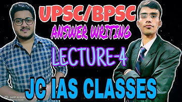 UPSC/BPSC MAINS ANSWER WRITING CLASS-4|BY ABHISHEK SIR