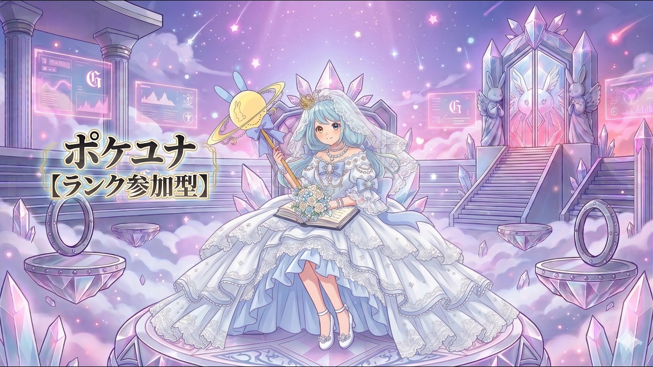 【ポケユナランク/参加型】今日こそエキスパートへ！初心者・初見さんも大歓迎🌙 ルール見てね✨