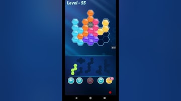 BLOCK HEXA PUZZLE LEVEL 55 ANSWERS 6 MANIA PACK