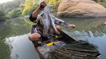 Thăm lưới cá suối tiết trời 18 độ ✅