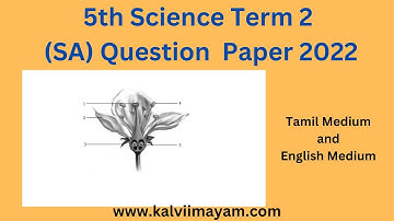 5th Science Term 2 SA Question Paper 2022