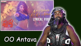 Oo Antava Reaction (Telugu)Lyrical |Pushpa Songs |Allu Arjun,Rashmika |DSP |Sukumar | Samantha