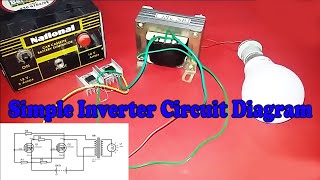 Inverter 12V to 230V without IC .Z44 simple circuit .