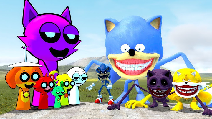 ALL NEW SPRUNKI PHASE 3 SONG VS ALL SHIN SONIC TAPES in Garrys Mod