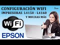 Como conectar Epson L4150 L4160 a WiFi imprimir y escanea sin USB configuración fácil de entender