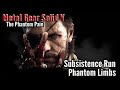 Mgs5  subsistence gameplay  phantom limbs  s rank  metal gear solid v  metal gear solid 5