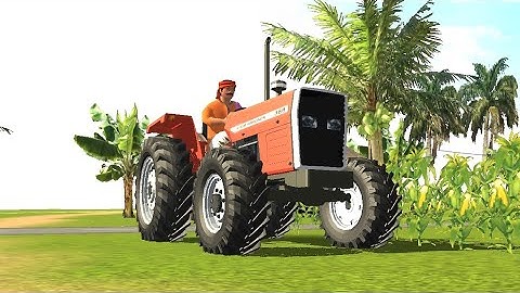 JCB 3dx Eco Loading Mud Mahindra 275 Eicher 485 John Deere Tractor with Trolley 🛒 🚎