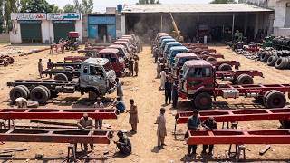 Pakistani Mechanics Build a Nissan Dump Truck from Start to Finish